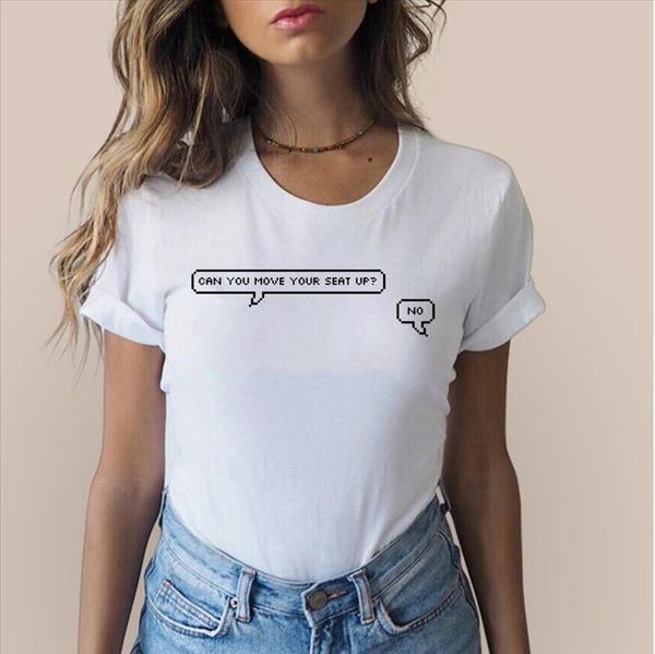funny cute women tumblr tshirt can you move your seat up no. t shirt letter print hipster cool tees shirt, White
funny cute women tumblr tshirt can you move your seat up no. t shirt letter print hipster cool tees shirt, White