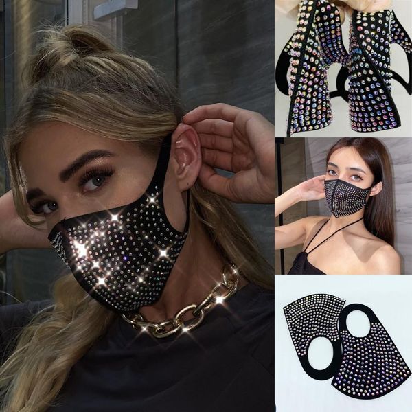 us stock bling bling rhinestone diamond designer face masks women protective dustproof washable reuseable facemask fashion party mouth mask
us stock bling bling rhinestone diamond designer face masks women protective dustproof washable reuseable facemask fashion party mouth mask