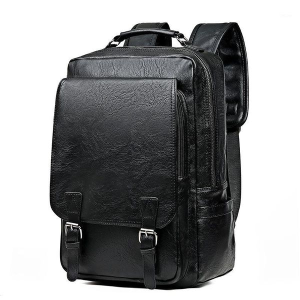 2020 new men's business backpack large capacity student computer backpack pu soft leather korean men's bag casual1
2020 new men's business backpack large capacity student computer backpack pu soft leather korean men's bag casual1