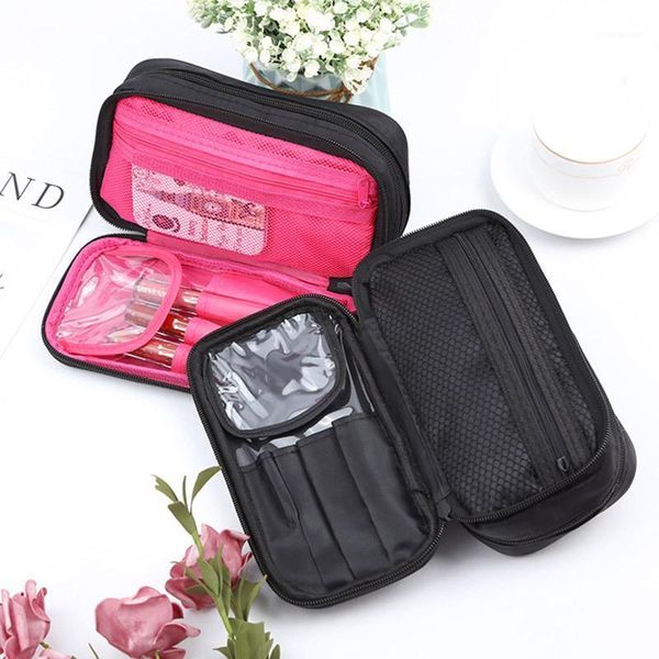 portable double layer zipper storage bag travel carring cosmetic makeup lipsticks brushes organizer box case bags1
portable double layer zipper storage bag travel carring cosmetic makeup lipsticks brushes organizer box case bags1