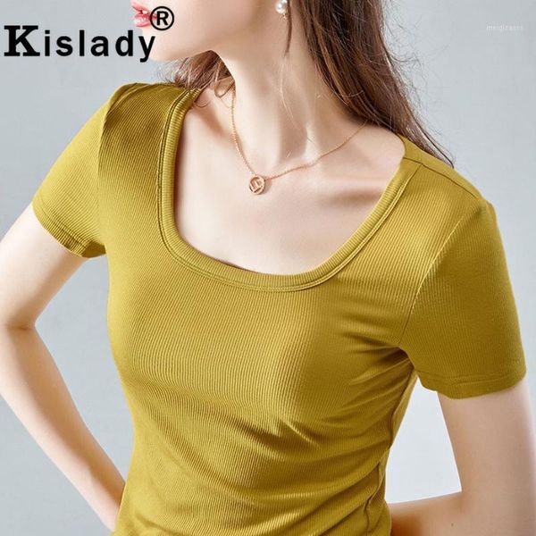 kislady women's square collar half sleeve t-shirts for spring summer patchwork slim basic women's harajuku korean clothes1, White
kislady women's square collar half sleeve t-shirts for spring summer patchwork slim basic women's harajuku korean clothes1, White