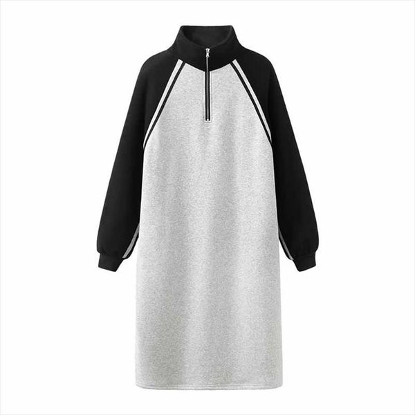 women autumn long sweatshirt black gray patchwork sweatshirts female casual turtleneck pullover womens loose long clothes
women autumn long sweatshirt black gray patchwork sweatshirts female casual turtleneck pullover womens loose long clothes