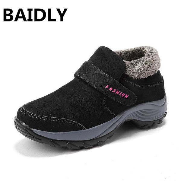 women boots non-slip winter ankle snow boots women platform winter shoes with thick fur botas mujer plush fur shoes big size, Black
women boots non-slip winter ankle snow boots women platform winter shoes with thick fur botas mujer plush fur shoes big size, Black