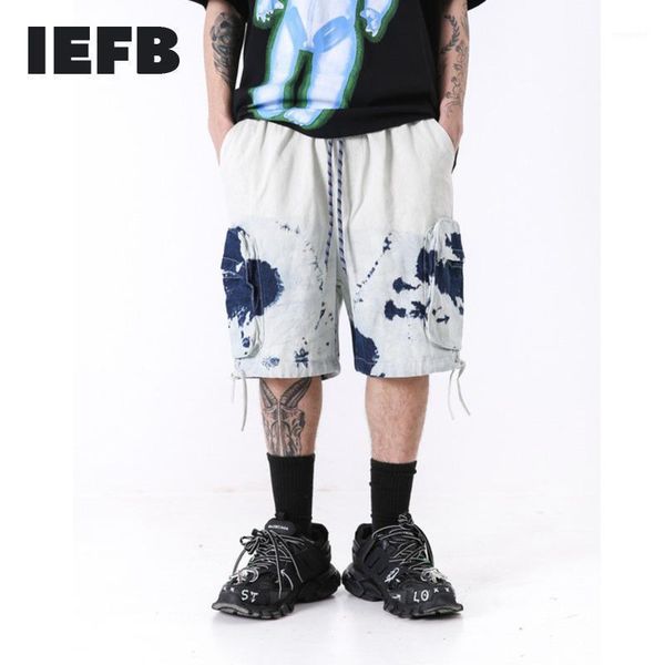 iefb /men's wear high street loose tie-dyed vintage tide big pocket work clothes shorts 2020 summer new knee legnth pants 9y13121, White;black
iefb /men's wear high street loose tie-dyed vintage tide big pocket work clothes shorts 2020 summer new knee legnth pants 9y13121, White;black