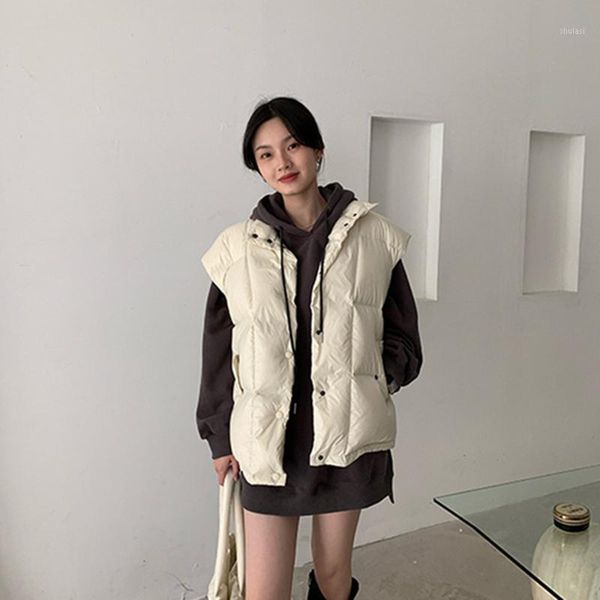2021 new winter fashion ladies vest leisure women waistcoat warm loose solid color female gilet1, Black;white
2021 new winter fashion ladies vest leisure women waistcoat warm loose solid color female gilet1, Black;white