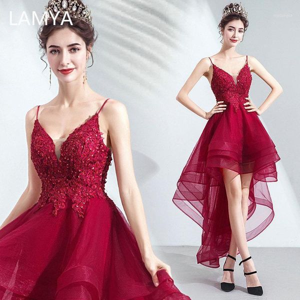 lamya lace appliques high low evening party dresses v neck spaghetti strap vestido de festa short front long back fromal gown1, White;black
lamya lace appliques high low evening party dresses v neck spaghetti strap vestido de festa short front long back fromal gown1, White;black