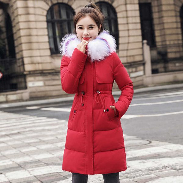 down jackets female winter women's parka fur collar hooded warm outwear coat cotton padded jacket, Black
down jackets female winter women's parka fur collar hooded warm outwear coat cotton padded jacket, Black