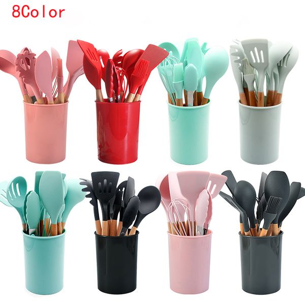 11pcs кулинария кухня посуда набор силикон антипригарным шпатель лопата деревянная ручка cooking инструменты набор для хранения box кухня на
11pcs кулинария кухня посуда набор силикон антипригарным шпатель лопата деревянная ручка cooking инструменты набор для хранения box кухня на
