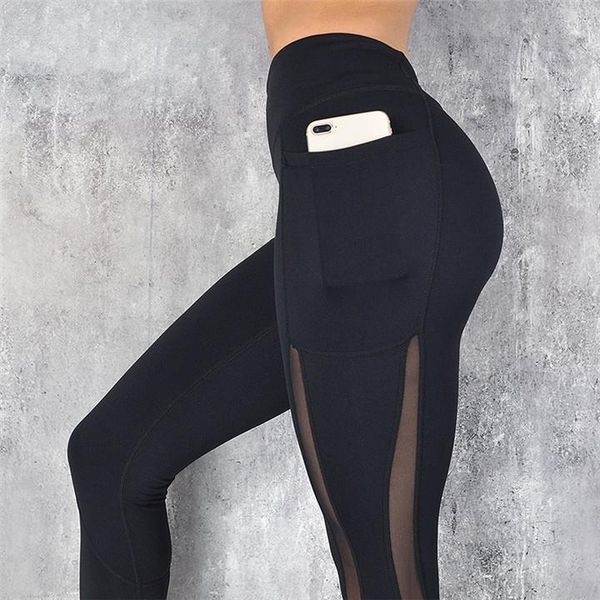 new mesh stitching moisture wicking yoga pants tight fitness pants sports leggings drop shipping good quality, Black
new mesh stitching moisture wicking yoga pants tight fitness pants sports leggings drop shipping good quality, Black