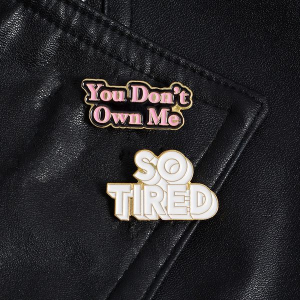 enamel you don't own me pin badge on backpack cartoon lovely brooch pins for clothes broche for women girls gift, Blue
enamel you don't own me pin badge on backpack cartoon lovely brooch pins for clothes broche for women girls gift, Blue