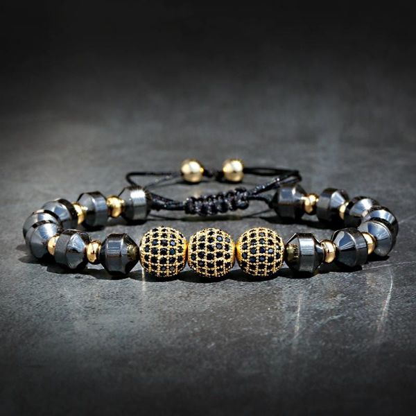 luxury micro pave cz 8mm disco charm men bracelet classic hematite beaded woven bracelets bileklik women jewelry, Black
luxury micro pave cz 8mm disco charm men bracelet classic hematite beaded woven bracelets bileklik women jewelry, Black