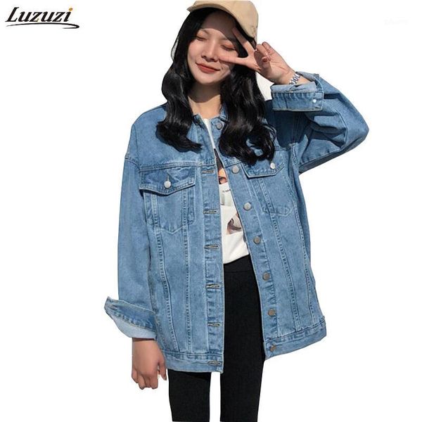 luzuzi turn-down collar jean jacket for women loose casual blue fashionable women coats female outwear denim feminine ce31401, Black;brown
luzuzi turn-down collar jean jacket for women loose casual blue fashionable women coats female outwear denim feminine ce31401, Black;brown