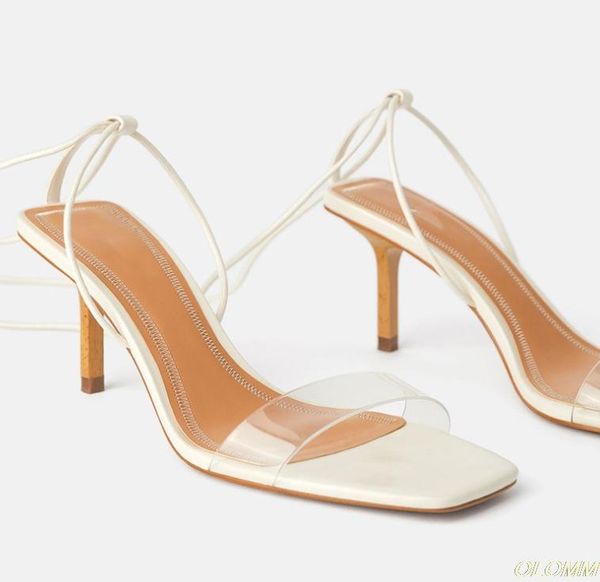 european clear open toe ankle cross-tied women shoes candy colors square toe pumps thin wooden grain high heels party shoes, Black
european clear open toe ankle cross-tied women shoes candy colors square toe pumps thin wooden grain high heels party shoes, Black