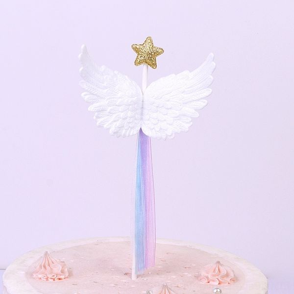 1dyr2 decoration beautiful star cake wings white baking cake plastic card gsil7 wings decoration tassel 
1dyr2 decoration beautiful star cake wings white baking cake plastic card gsil7 wings decoration tassel
