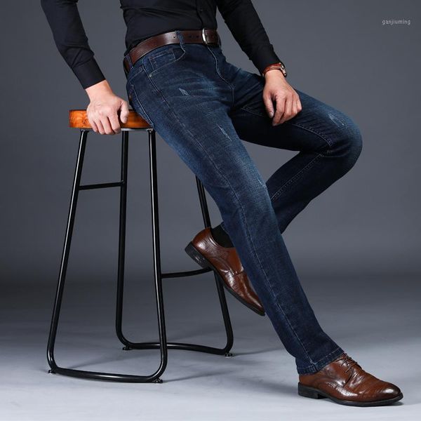 2020 autumn spring male straight fit jeans new korean version trend elastic comfortable straight trousers student pants1, Blue
2020 autumn spring male straight fit jeans new korean version trend elastic comfortable straight trousers student pants1, Blue