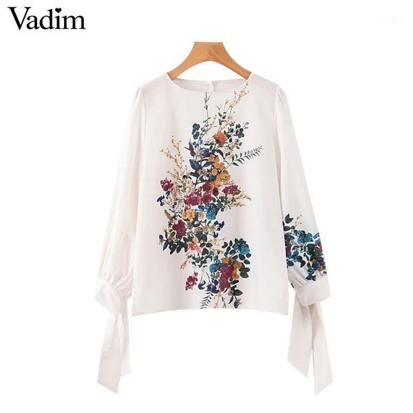 women's blouses & shirts vadim women fashion floral print blouse bow tie long sleeve o neck shirt female stylish casual blusas lb3801, White
women's blouses & shirts vadim women fashion floral print blouse bow tie long sleeve o neck shirt female stylish casual blusas lb3801, White