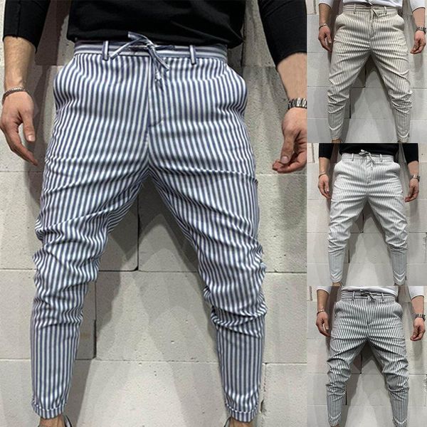 men's pants selling product in 2021 mens feet casual lace solid color striped trousers clothing, Black
men's pants selling product in 2021 mens feet casual lace solid color striped trousers clothing, Black
