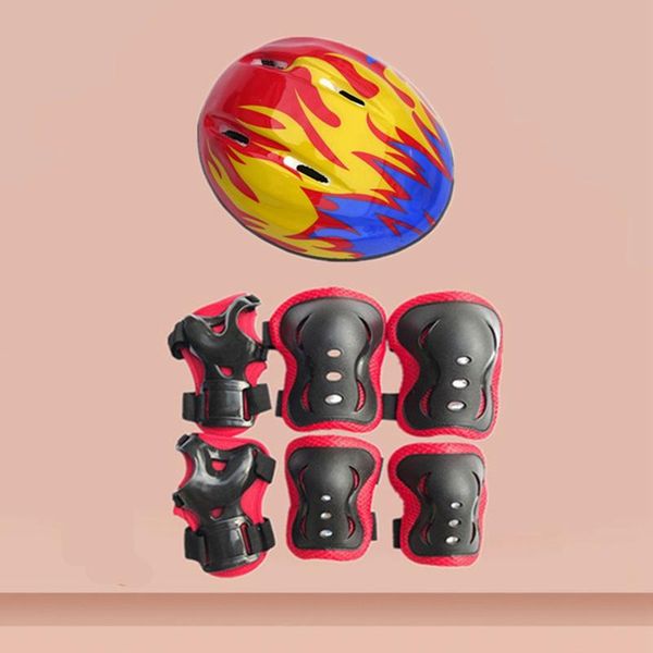 elbow & knee pads 7pcs/set kids cycling skateboard bicycle bike protective gear helmet wrist guard roller comfort, Black;gray
elbow & knee pads 7pcs/set kids cycling skateboard bicycle bike protective gear helmet wrist guard roller comfort, Black;gray