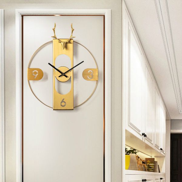 wall clocks nordic deer clock art large silent modern design metal creative living room decoracion hogar home decor da60wc
wall clocks nordic deer clock art large silent modern design metal creative living room decoracion hogar home decor da60wc