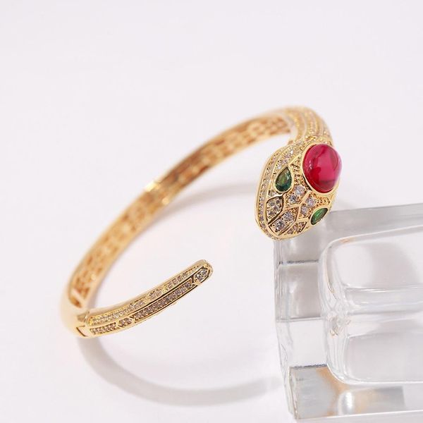 gold plated micro paved full cz stone snake cuff bangles bracelets for women new arrival selling luxury fashion jewelry, White 
gold plated micro paved full cz stone snake cuff bangles bracelets for women new arrival selling luxury fashion jewelry, White