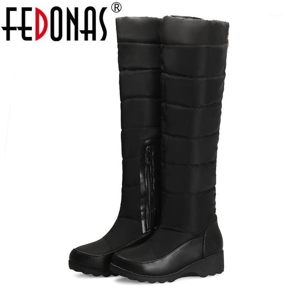 fedonas female winter snow boots warm plush wedges high heels boots tight high long shoes woman new women knee1, Black
fedonas female winter snow boots warm plush wedges high heels boots tight high long shoes woman new women knee1, Black
