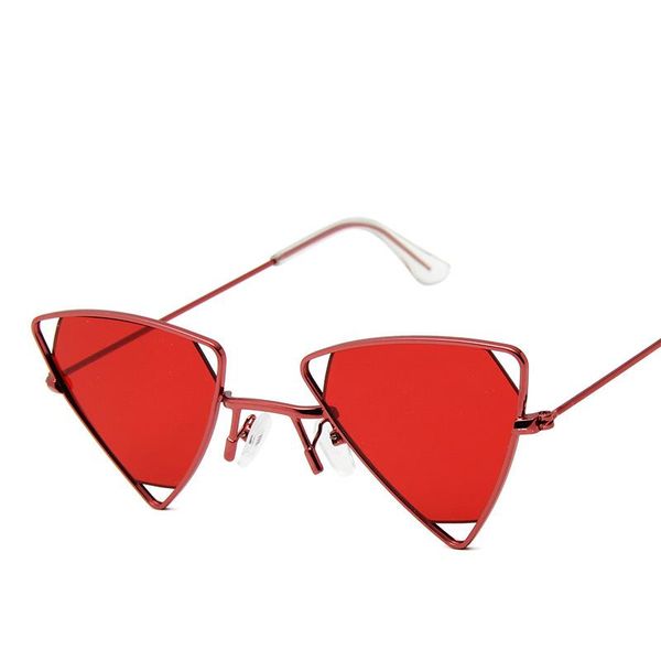 sunglasses 2021 punk women triangle oculos vintage glasses openwork metal frame fashion sun men mn349, White;black
sunglasses 2021 punk women triangle oculos vintage glasses openwork metal frame fashion sun men mn349, White;black