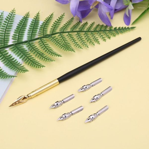 1 pcs dip pen x5 pcs nib calligraphy drawing dip ink nib pen set signature writing antique elegant gifts for students business1
1 pcs dip pen x5 pcs nib calligraphy drawing dip ink nib pen set signature writing antique elegant gifts for students business1