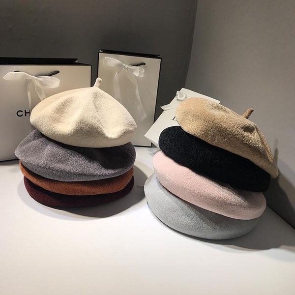 berets beret hat female autumn and winter hats for women korean wild retro england cap chenille ppainter wholesale ns1681, Blue;gray
berets beret hat female autumn and winter hats for women korean wild retro england cap chenille ppainter wholesale ns1681, Blue;gray
