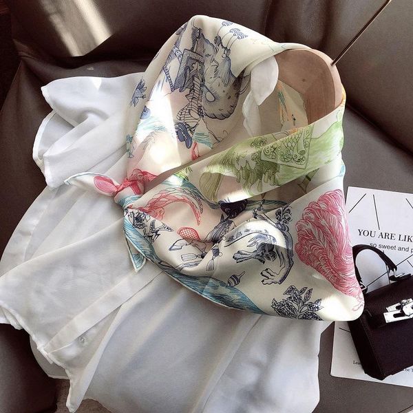 scarves royalmaybe fashion retro carriage pattern big square scarf silk female versatile tooling professional, Blue;gray
scarves royalmaybe fashion retro carriage pattern big square scarf silk female versatile tooling professional, Blue;gray