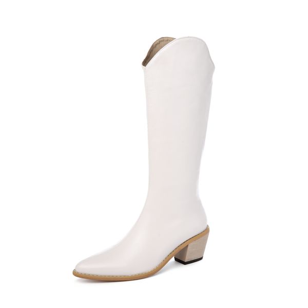 2021 the new casual-looking toe at the knee-high fashion black-white zipper high heels robust women's riding boots nt2a
2021 the new casual-looking toe at the knee-high fashion black-white zipper high heels robust women's riding boots nt2a