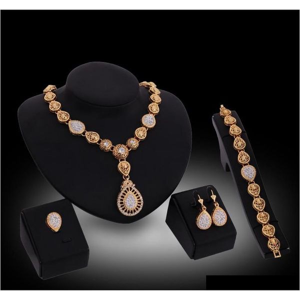 necklaces earrings bracelets rings sets vintage women royal style rhinestone 18k gold plated water drop wedding jewelry 4-piece set 4tqpz, Slivery;golden
necklaces earrings bracelets rings sets vintage women royal style rhinestone 18k gold plated water drop wedding jewelry 4-piece set 4tqpz, Slivery;golden