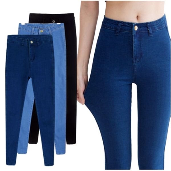 new fashion high waist skinny jeans women pencil pants cotton slim elastic womens long casual denim jeans for women y200417, Blue
new fashion high waist skinny jeans women pencil pants cotton slim elastic womens long casual denim jeans for women y200417, Blue