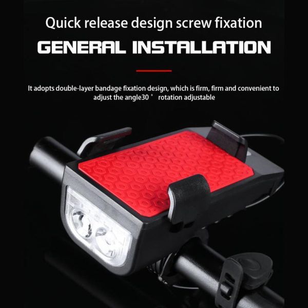 3 in1 usb bicycle 2 led bike phone holder bracket bike horn bell front light waterproof headlight cycling accessories
3 in1 usb bicycle 2 led bike phone holder bracket bike horn bell front light waterproof headlight cycling accessories