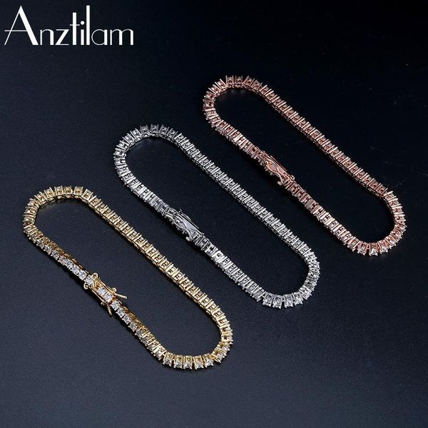 link, chain 3mm hip hop bracelet men cubic zircon tennis jewelry 1 row cz for, Black
link, chain 3mm hip hop bracelet men cubic zircon tennis jewelry 1 row cz for, Black