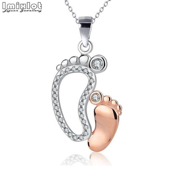 pendant necklaces crystal zirconia feet necklace for women fashion rose gold silver color statement jewelry mother's day gift
pendant necklaces crystal zirconia feet necklace for women fashion rose gold silver color statement jewelry mother's day gift