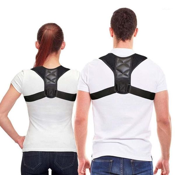 back support posture corrector shoulder lumbar brace spine belt adjustable corset correction body health care1, Black;blue
back support posture corrector shoulder lumbar brace spine belt adjustable corset correction body health care1, Black;blue