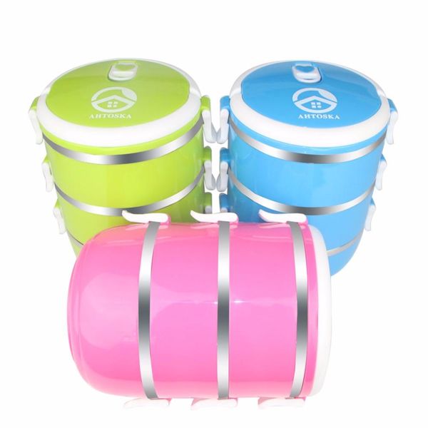 ahtoska 3 слоя синий зеленый нержавеющая сталь портативный bento lunch коробки изолированный закуска школа герметичный контейнер еды sqcsfs
ahtoska 3 слоя синий зеленый нержавеющая сталь портативный bento lunch коробки изолированный закуска школа герметичный контейнер еды sqcsfs