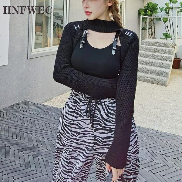 new autumn and winte fashion streetwear hollow-out pullover solid color slim long-sleeved short sweater women v544, White;black
new autumn and winte fashion streetwear hollow-out pullover solid color slim long-sleeved short sweater women v544, White;black