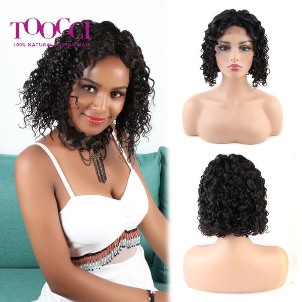 toocci hair 4x4 mongolian kinky curly lace closure wigs for black women lace closure wig mongolian130% density front wig, Black;brown
toocci hair 4x4 mongolian kinky curly lace closure wigs for black women lace closure wig mongolian130% density front wig, Black;brown