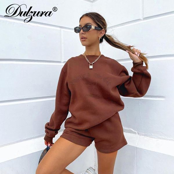 dulzura letter print women 2 piece set long sleeve sweatshirt sweatshorts loose casual tracksuit loungewear 2021 autumn winter, Gray
dulzura letter print women 2 piece set long sleeve sweatshirt sweatshorts loose casual tracksuit loungewear 2021 autumn winter, Gray