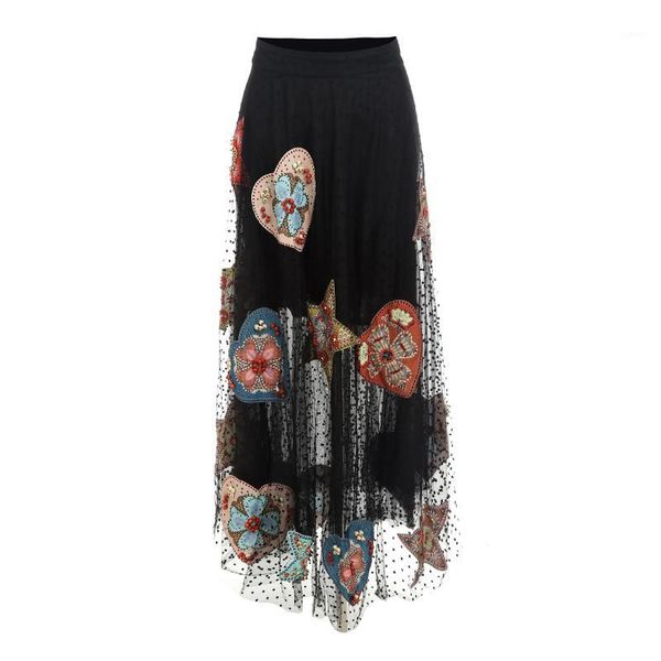 stereo patch double layer mesh skirt 2020 new style summer elegant expandable beaded dress 200604xr011, Black
stereo patch double layer mesh skirt 2020 new style summer elegant expandable beaded dress 200604xr011, Black