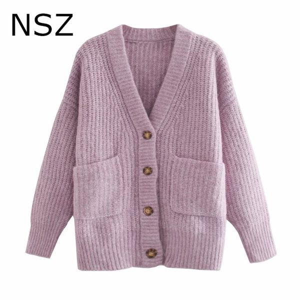 nsz women purple oversized ribbed sweater cardigan fall fashion loose knitted jacket coat v neck with pocket knitwear outerwear, Tan;black
nsz women purple oversized ribbed sweater cardigan fall fashion loose knitted jacket coat v neck with pocket knitwear outerwear, Tan;black