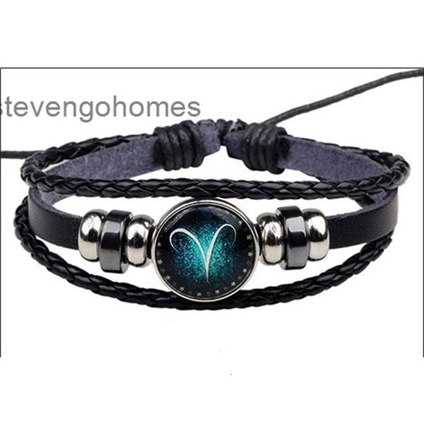 constellations bracelet ornament glass alloy multilayer woven twelve luminous punk cowhide night sky, Silver
constellations bracelet ornament glass alloy multilayer woven twelve luminous punk cowhide night sky, Silver
