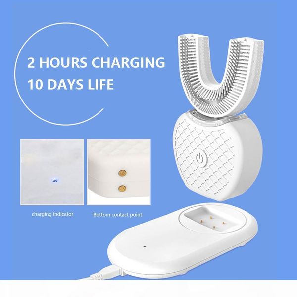 whitening blue light 360 degrees intelligent automatic sonic electric toothbrush u type tooth brush usb charging tooth teeth
whitening blue light 360 degrees intelligent automatic sonic electric toothbrush u type tooth brush usb charging tooth teeth