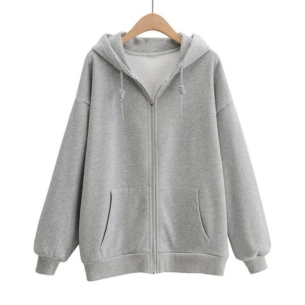 2021 new 21 years pine zipper hooded cardigan coat female fashion in europe and america languid is lazy pure quality fleece 1f3v, Black
2021 new 21 years pine zipper hooded cardigan coat female fashion in europe and america languid is lazy pure quality fleece 1f3v, Black