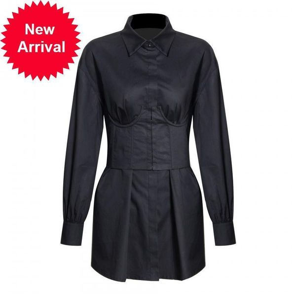 female 2021 new design mark black lapel new luxury long sleeve waistband thin label dress two party clothes dlu5, Black;gray
female 2021 new design mark black lapel new luxury long sleeve waistband thin label dress two party clothes dlu5, Black;gray
