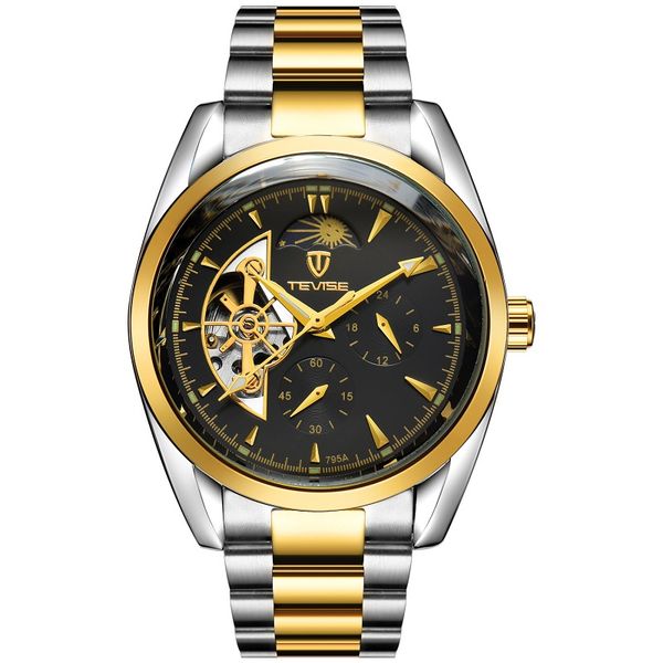 designer mens watches automatic watch diamond 42mm fine steel fashion moon phase waterproof man gold movement watches t795, Slivery;brown
designer mens watches automatic watch diamond 42mm fine steel fashion moon phase waterproof man gold movement watches t795, Slivery;brown