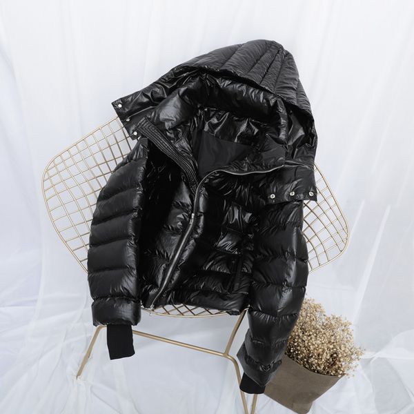 2021 new coat of the women thick winter white with dwaterproof hood jacket water down parkas loose outwear ggl0, Black
2021 new coat of the women thick winter white with dwaterproof hood jacket water down parkas loose outwear ggl0, Black
