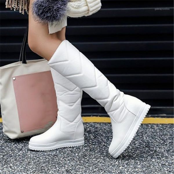 boots pxelena winter warm plush knee high women cozy heel snow slip on platform woman long shoes black pink white 431
boots pxelena winter warm plush knee high women cozy heel snow slip on platform woman long shoes black pink white 431