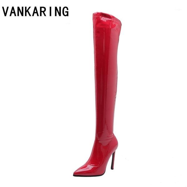 boots high heels women patent leather over the knee boot pointed toe female red dance shoes winter warm footwear big size1, Black
boots high heels women patent leather over the knee boot pointed toe female red dance shoes winter warm footwear big size1, Black